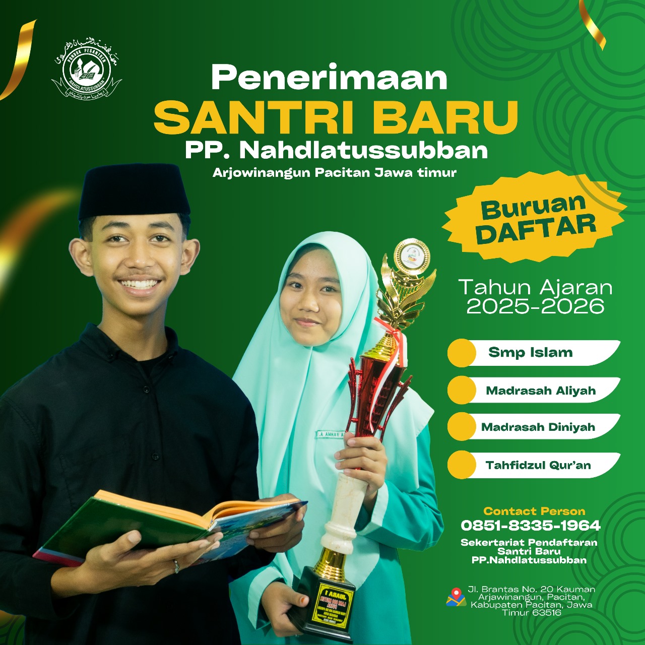penerimaan santri baru 2025-2026